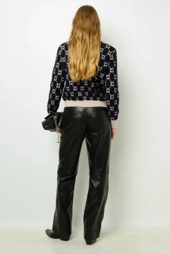 Outlet Monogram cardigan - JANKA Knitwear