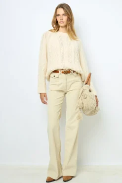 Outlet velvet flare pants - ANNA Trousers