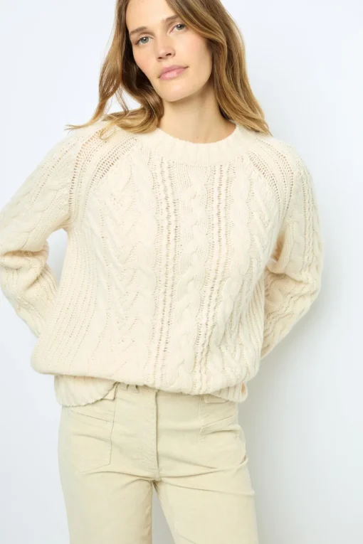 Hot Natural velvet flare pants - ANNA Knitwear