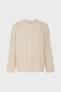 Hot Natural velvet flare pants - ANNA Knitwear