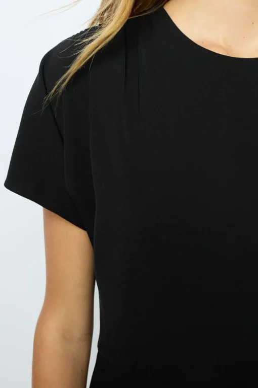 Best Plain waisted midi dress - SERGINA Dresses
