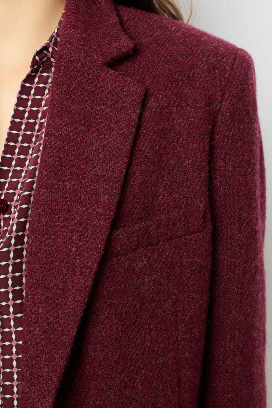 Hot Plain wide jacket - MARINE Jackets