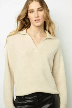 Outlet Plain wool polo shirt - JANA Knitwear