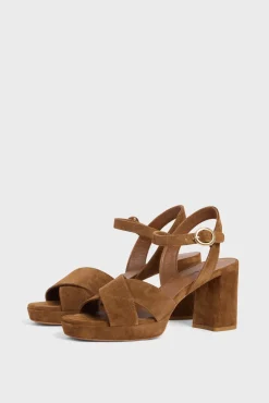 Best Platform sandals in suede - LYA Shoes