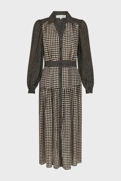 Fashion Polka Dot Long Shirt Dress - SUNITA Dresses