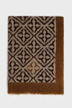 New Printed wool and cashmere scarf - DYLANE Scarves