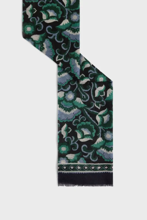 New Printed wool scarf - DOUHA Scarves