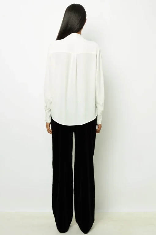 Outlet Pussy-bow collar blouse Shirts & Blouses