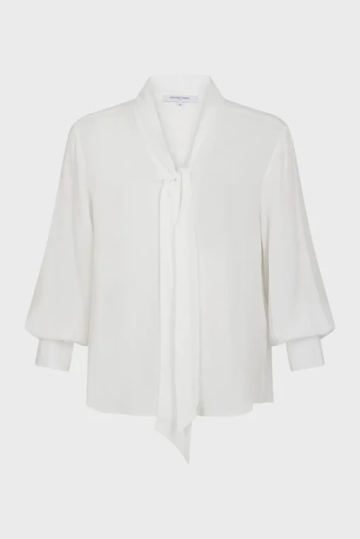 Outlet Pussy-bow collar blouse Shirts & Blouses