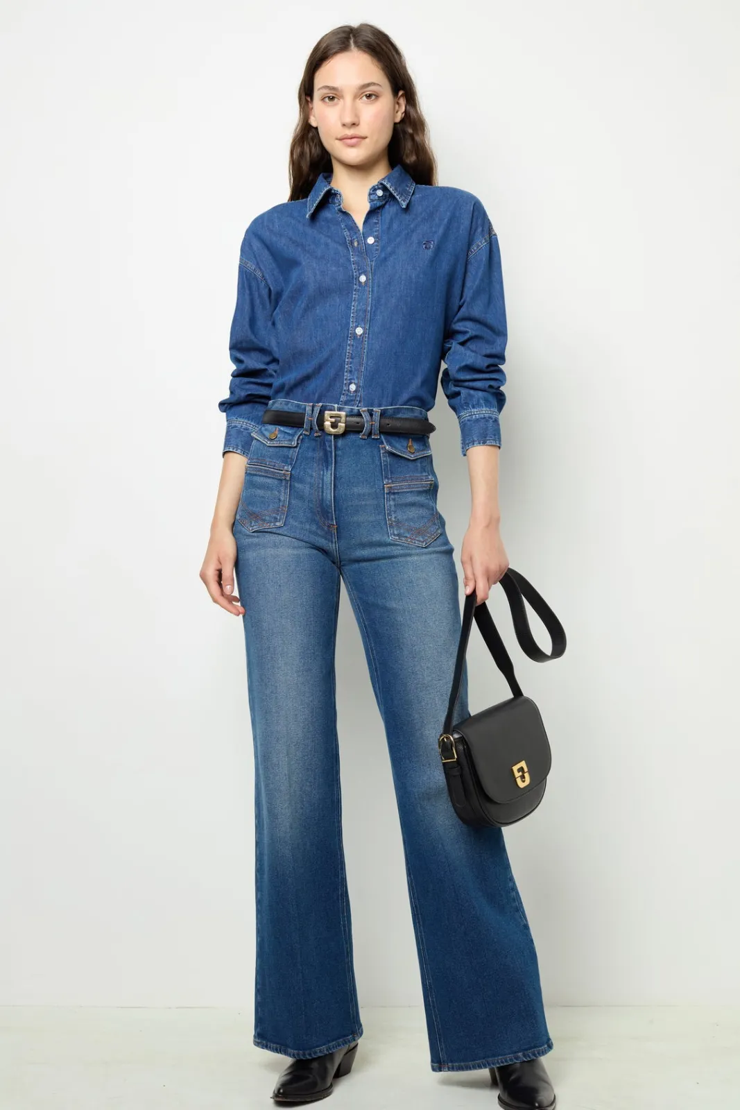 Online Raw denim shirt - BABETT Shirts & Blouses