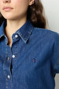Online Raw denim shirt - BABETT Shirts & Blouses