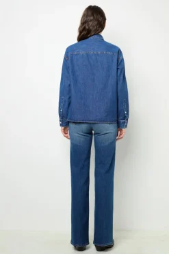 Online Raw denim shirt - BABETT Shirts & Blouses