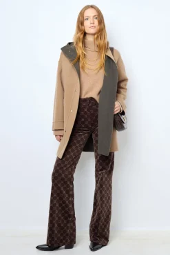 Outlet Reversible hooded coat - LANE Coats