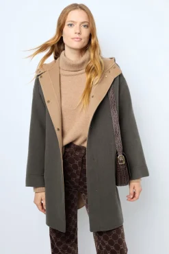 Outlet Reversible hooded coat - LANE Coats