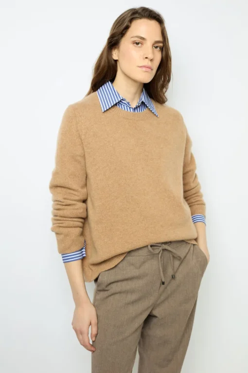 Discount Round neck cashmere sweater - JOVITA Knitwear
