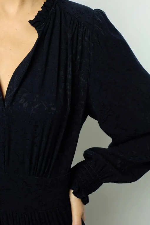Best Ruffled jacquard maxi dress - SANDRINE Dresses