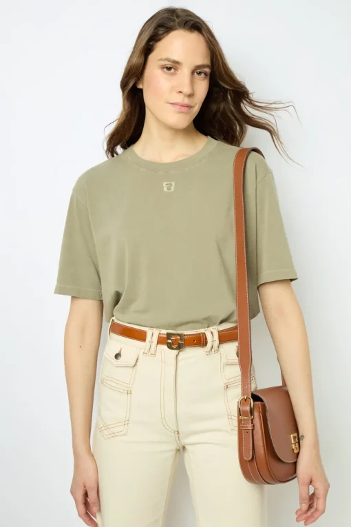 Sale Saddle bag in leather - LE CAMILLE Shoulder Bags