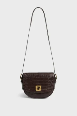 Online Saddle bag in leather embossed cr"])self.__next_f.push([1,"oco - LE CAMILLE Shoulder Bags