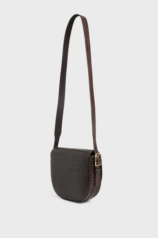 Online Saddle bag in leather embossed cr"])self.__next_f.push([1,"oco - LE CAMILLE Shoulder Bags