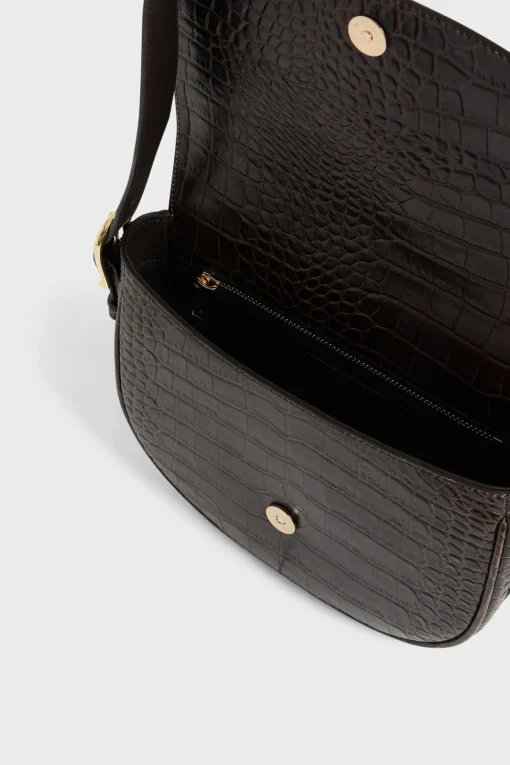 Online Saddle bag in leather embossed cr"])self.__next_f.push([1,"oco - LE CAMILLE Shoulder Bags