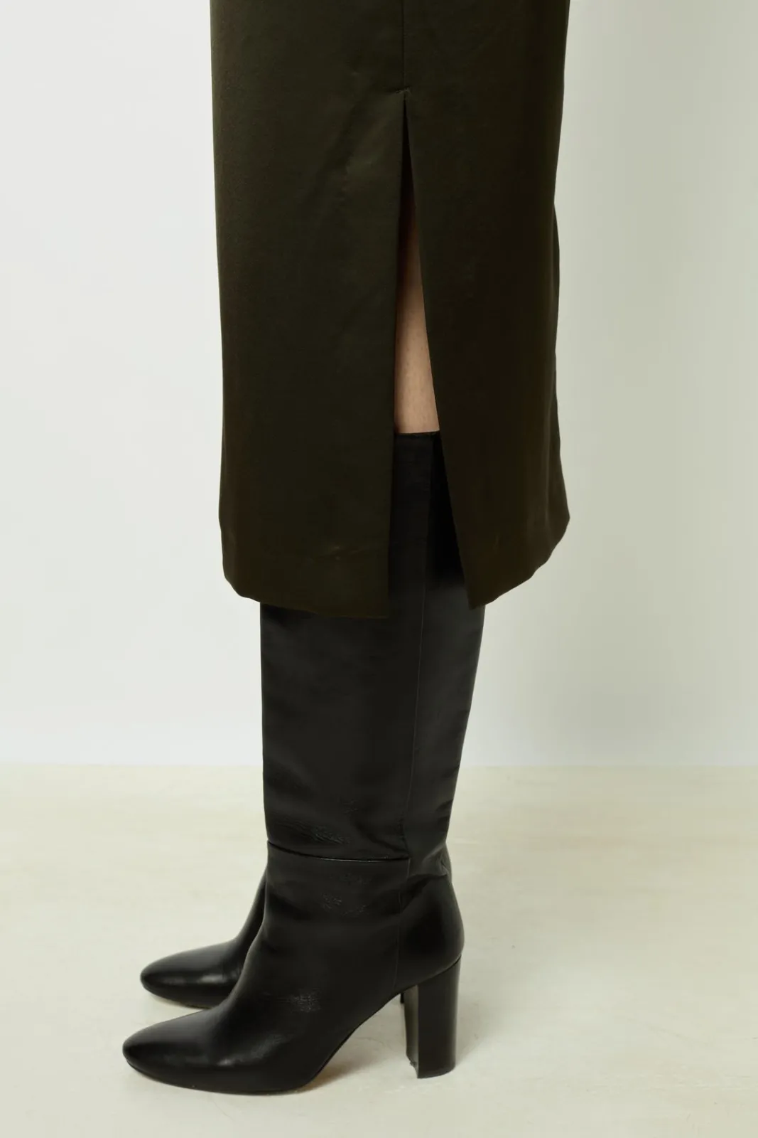 New Satin midi skirt - CORALINE Skirts