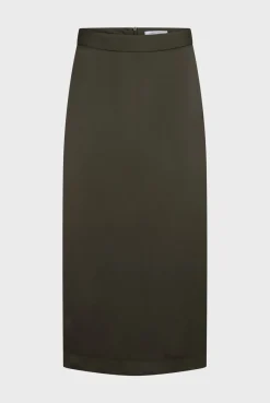 New Satin midi skirt - CORALINE Skirts