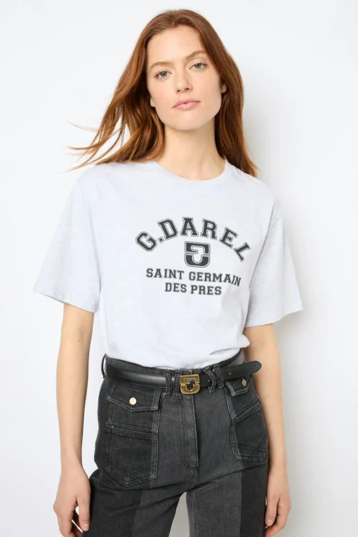 Fashion Screen-printed T-shirt - AXELLE Tops & T-Shirts