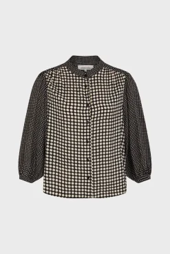 Online Shirt with a mix of dots - NARIN Shirts & Blouses