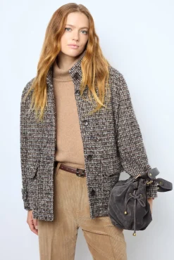 Discount Short check coat - LEONTINE Coats