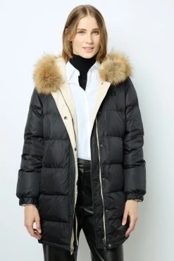 Best Short reversible down jacket - LAINA Coats