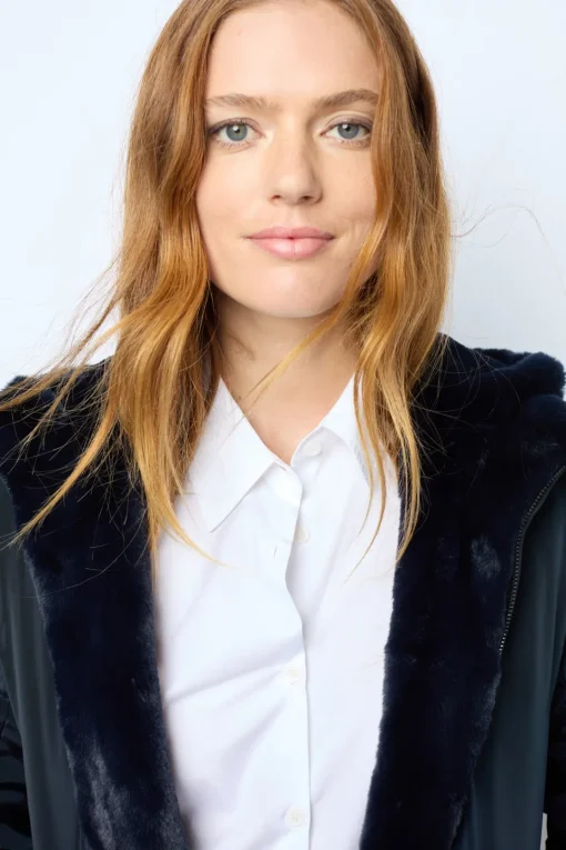 Clearance Short reversible parka in faux fur - LILYROSE Coats