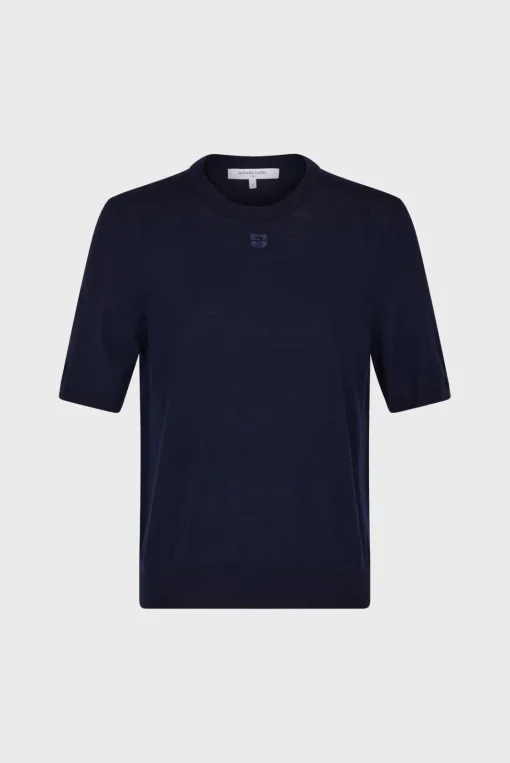 New Short sleeves wool sweater - LYSEA Knitwear