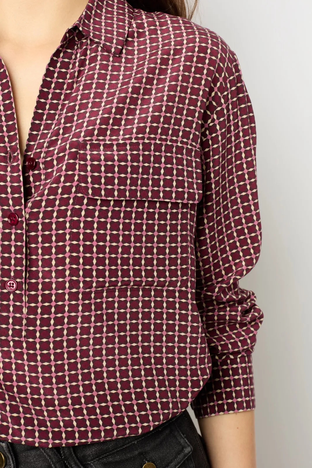 New Silk printed blouse - BERNADETTE Shirts & Blouses