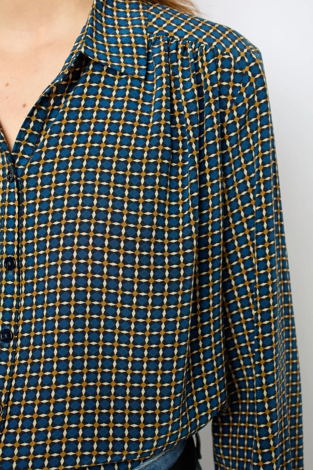 Online Silk printed shirt - BASTIA Shirts & Blouses