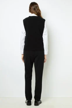 New Sleeveless ribbed sweater - JULIETTA Knitwear