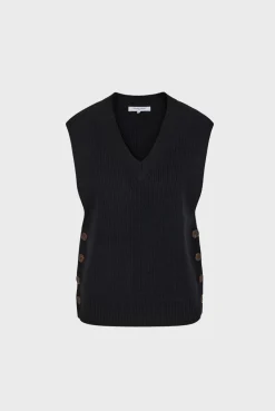 New Sleeveless ribbed sweater - JULIETTA Knitwear