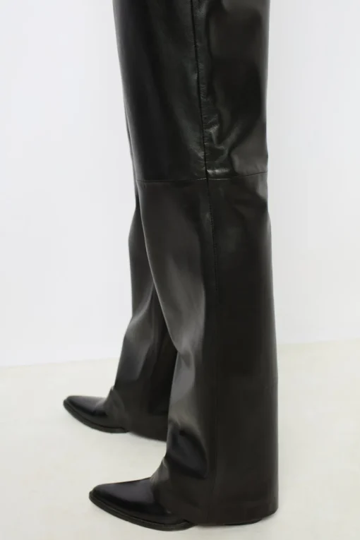 Outlet Straight leather pants - NOOR Leather & Pelts