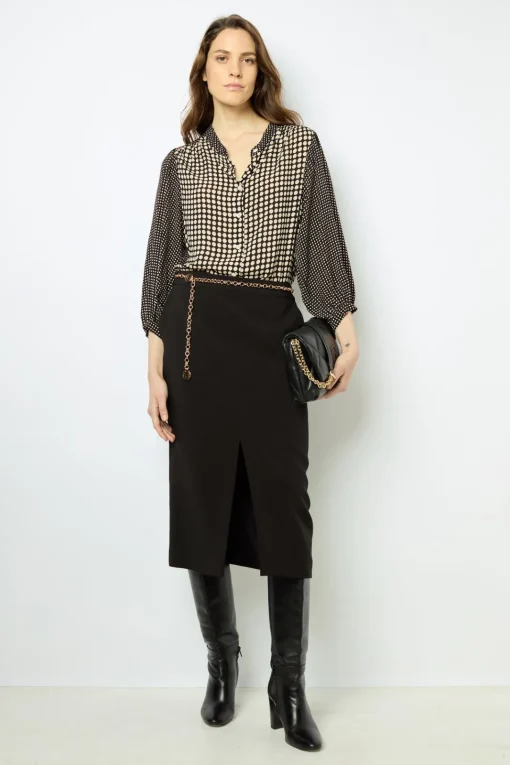 Discount Straight mid-length skirt - CLAIRVIE Skirts