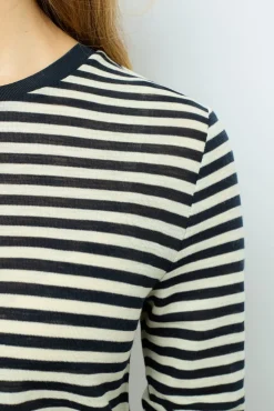 Outlet Striped fine wo