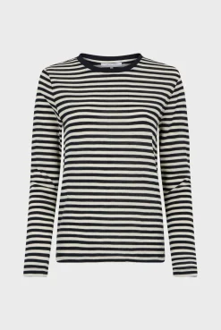 Outlet Striped fine wo