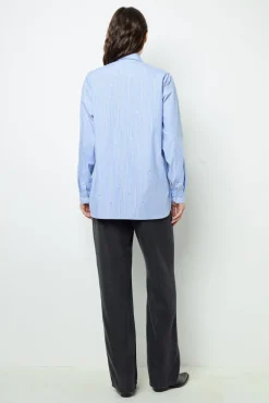 Discount Striped rhinestone shirt - BALLIE Shirts & Blouses