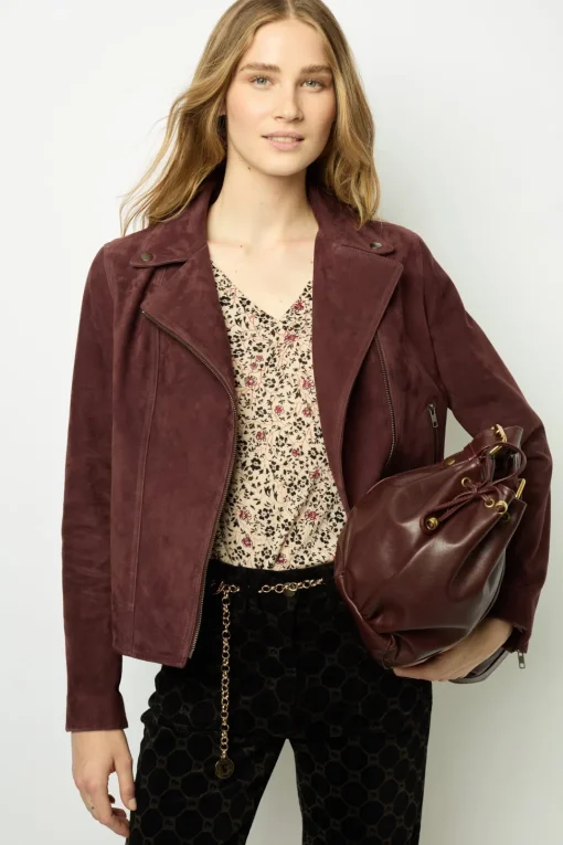 Discount Suede jacket - BERNARDE Leather & Pelts