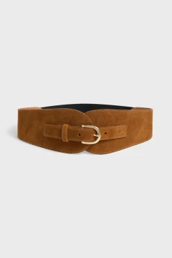 Hot Suede leather corset belt - OLYMPE Belts