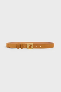 Online Suede leather signature belt - LE LAUREN Belts