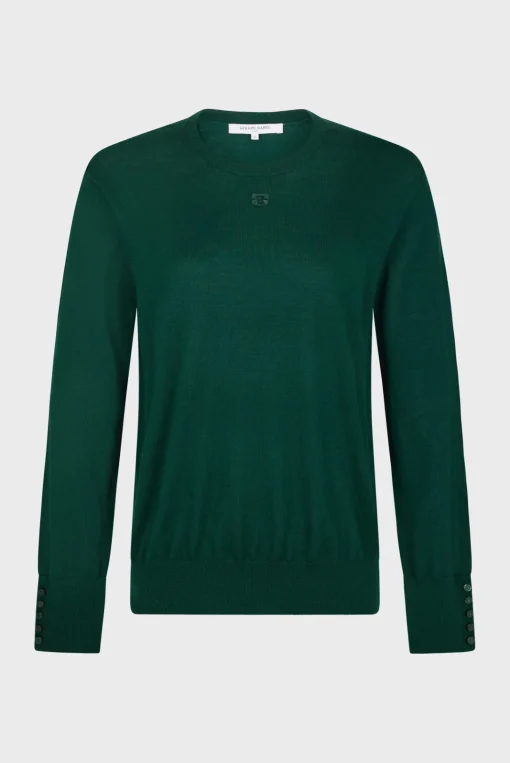 Outlet Sweater in fine wool with round neck - JADE Knitwear
