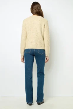 Outlet Thick cardigan with sequins - JANELLY Knitwear