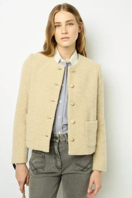 Fashion Tweed jacket with lurex - MALIA Jackets
