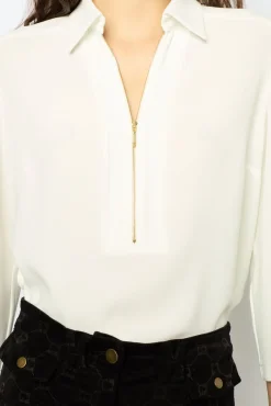 Online Velvet straight blazer - MAEVA Shirts & Blouses