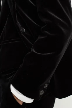 Hot Velvet straight blazer - MAEVA Jackets|Suits & Outfits