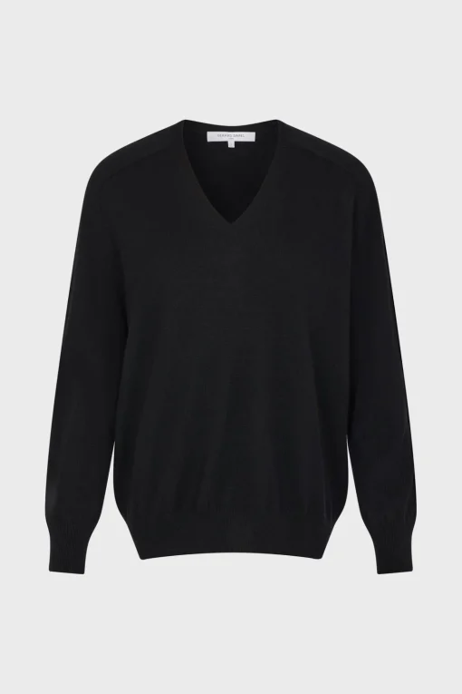 Hot V-neck cashmere sweater - LILIROSE Knitwear
